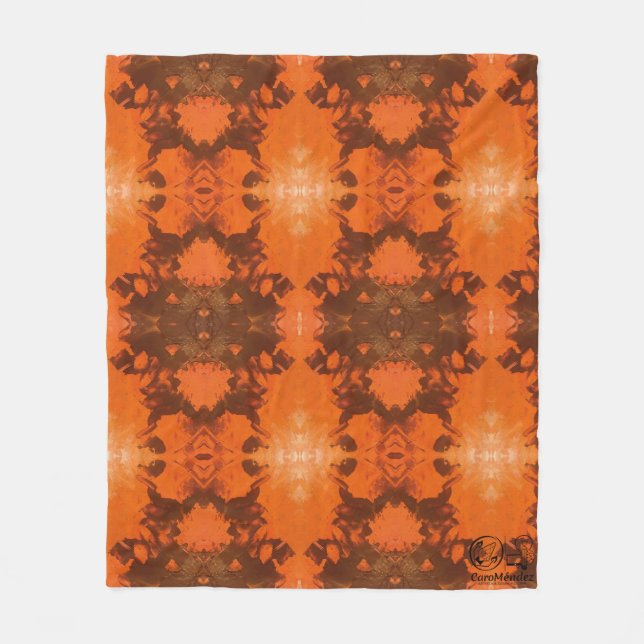 Manta Polar Textura #19 de la obra Nuit (Anverso)