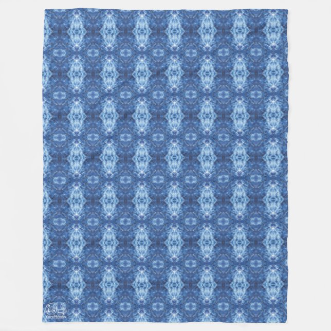 Manta Polar Textura #1 de la obra Cerezas (Anverso)