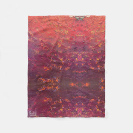 Manta Polar Textura #1 de la obra La puesta del sol