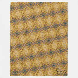 Manta Polar Textura #1 de la obra Piña. SERIE