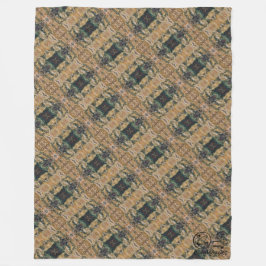 Manta Polar Textura #1 de obra Amanecer