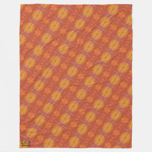 Manta Polar Textura #1 de obra Horizonte (Anverso)