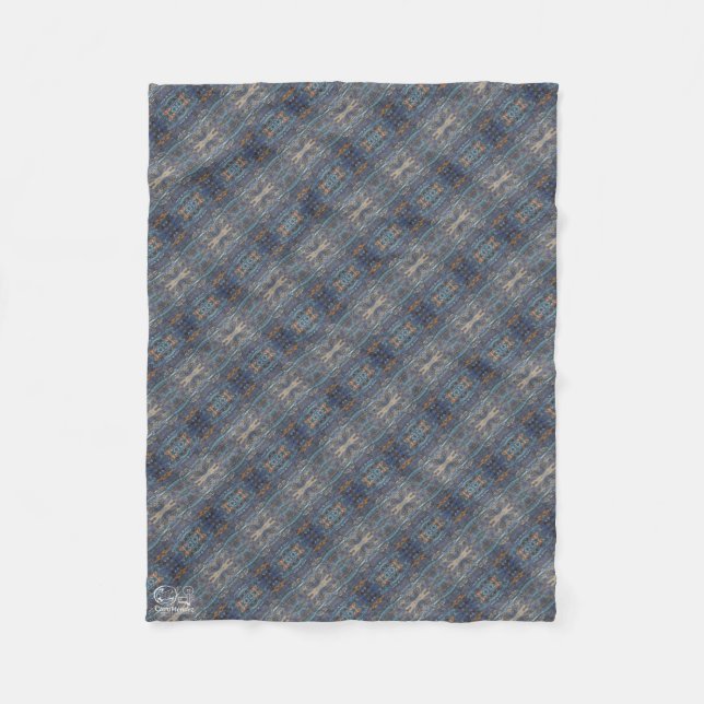 Manta Polar Textura #1 de obra La roca (Anverso)