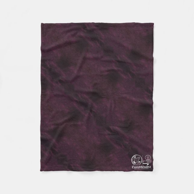 Manta Polar Textura #21 de la obra Fantasía y realidad (Anverso)