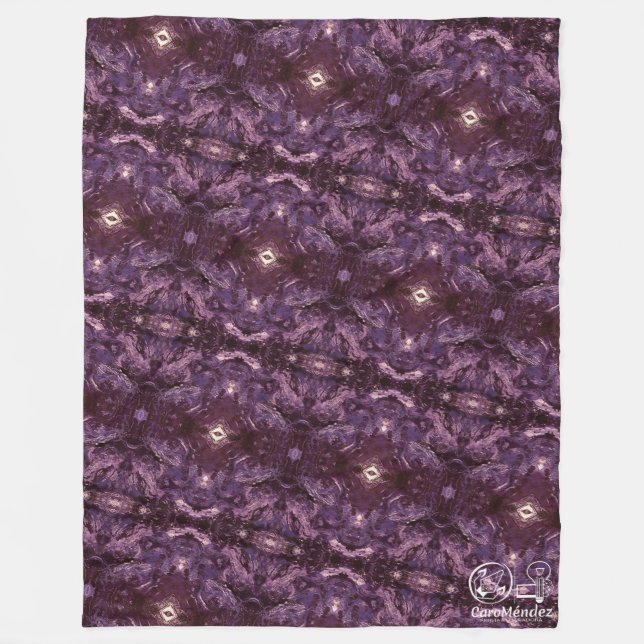 Manta Polar Textura #21 de obra Horizonte (Anverso)