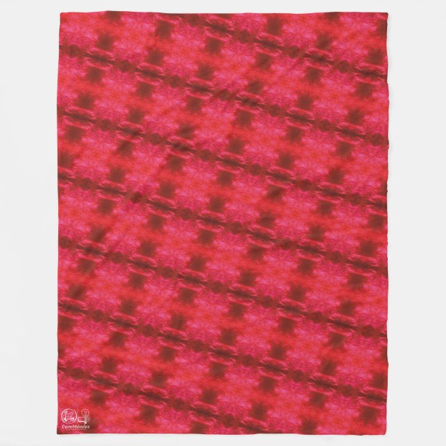 Manta Polar Textura #25 de la obra Fantasía y realidad (Anverso)