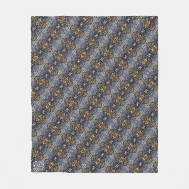 Manta Polar  Textura #25 de obra Amanecer (Anverso)