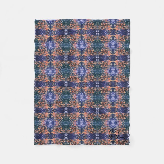 Manta Polar Textura #25 de obra Horizonte (Anverso)