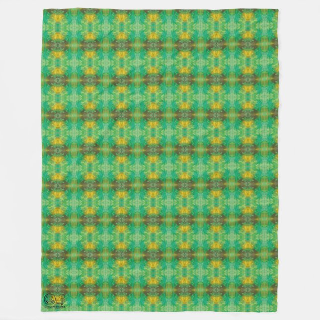 Manta Polar Textura #27 de la obra Nuit (Anverso)