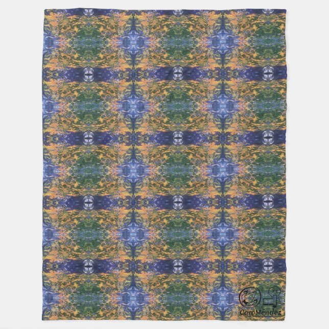 Manta Polar Textura #27 de obra Horizonte (Anverso)