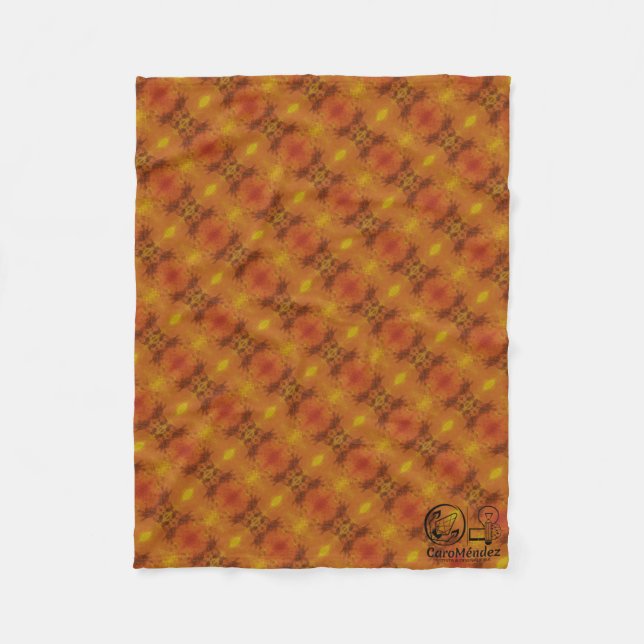 Manta Polar Textura #28 de la obra Nuit (Anverso)