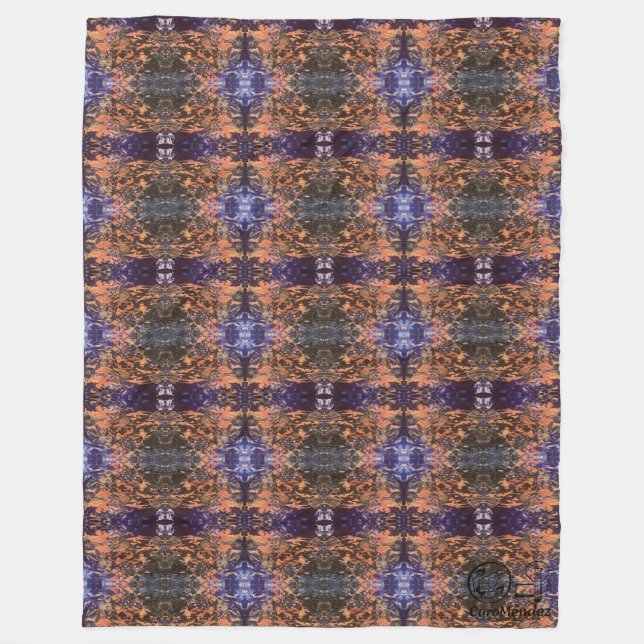 Manta Polar Textura #28 de obra Horizonte (Anverso)