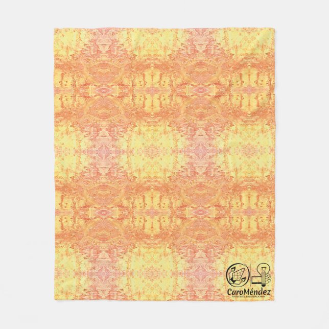 Manta Polar Textura #29 de obra Horizonte (Anverso)