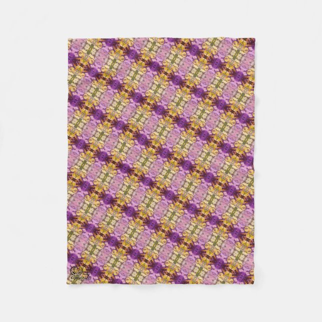 Manta Polar Textura #2.1 de la obra Piña (Anverso)