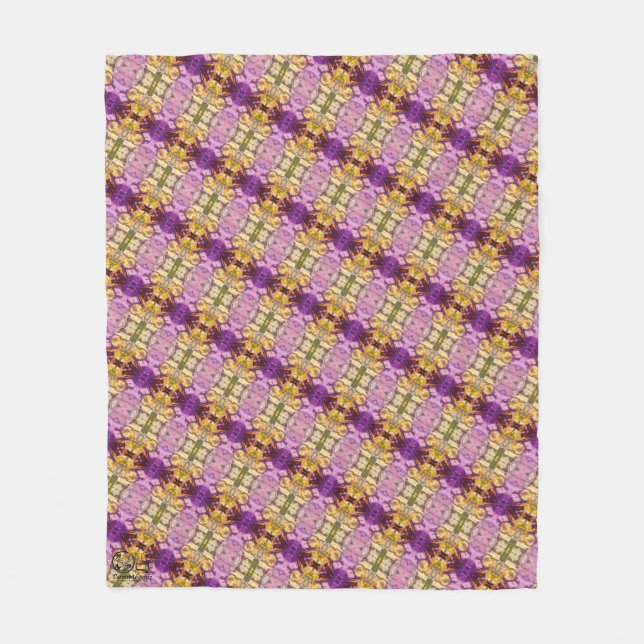 Manta Polar Textura #2.1 de la obra Piña (Anverso)