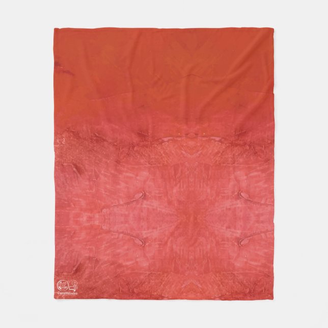 Manta Polar Textura #2 de la obra Fantasía y realidad (Anverso)