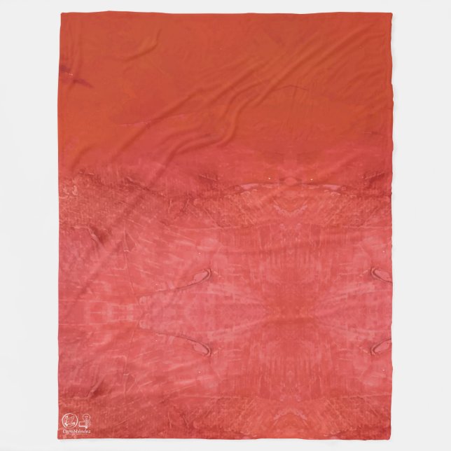 Manta Polar Textura #2 de la obra Fantasía y realidad (Anverso)