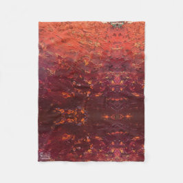 Manta Polar Textura #2 de la obra La puesta del sol