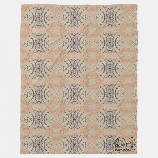 Manta Polar Textura #2 de la obra Viendo a travez de los ojos (Anverso)