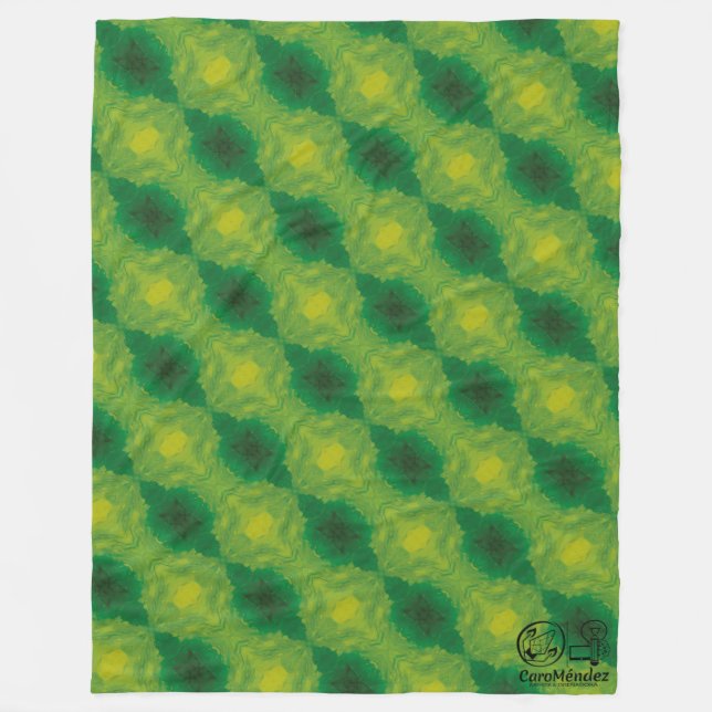 Manta Polar Textura #31 de la obra Nuit (Anverso)