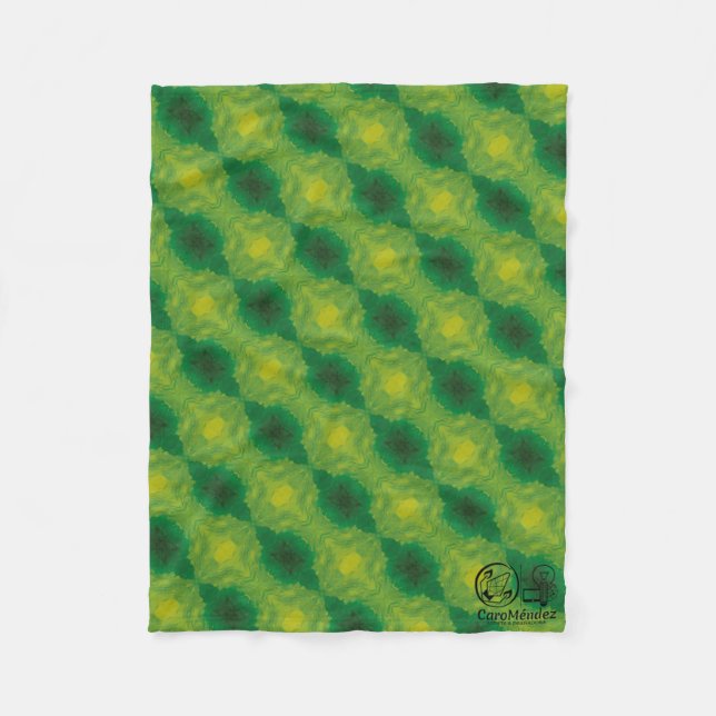 Manta Polar Textura #31 de la obra Nuit (Anverso)