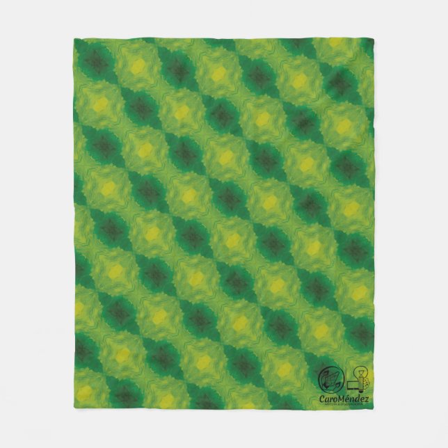 Manta Polar Textura #31 de la obra Nuit (Anverso)