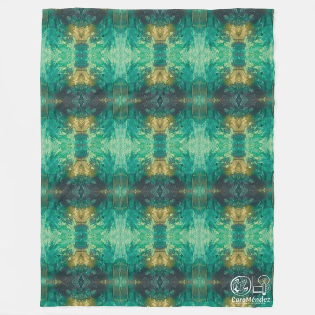 Manta Polar Textura #33 de la obra Nuit (Anverso)