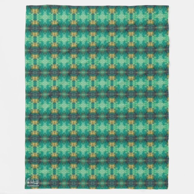 Manta Polar Textura #33 de la obra Nuit (Anverso)