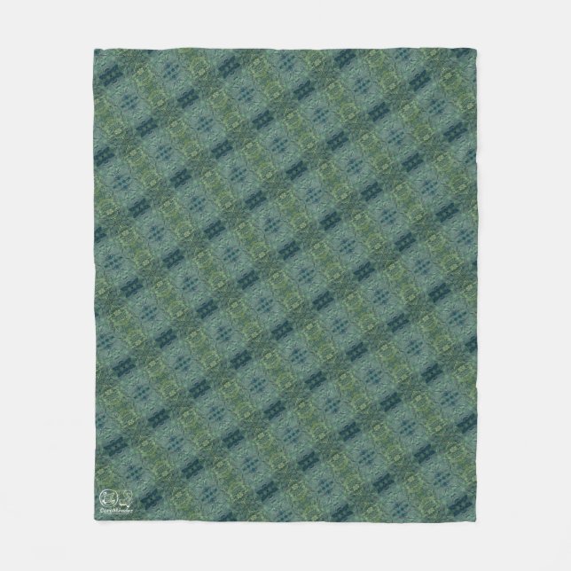 Manta Polar Textura #34 de obra Amanecer (Anverso)