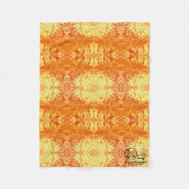 Manta Polar Textura #34 de obra Horizonte (Anverso)