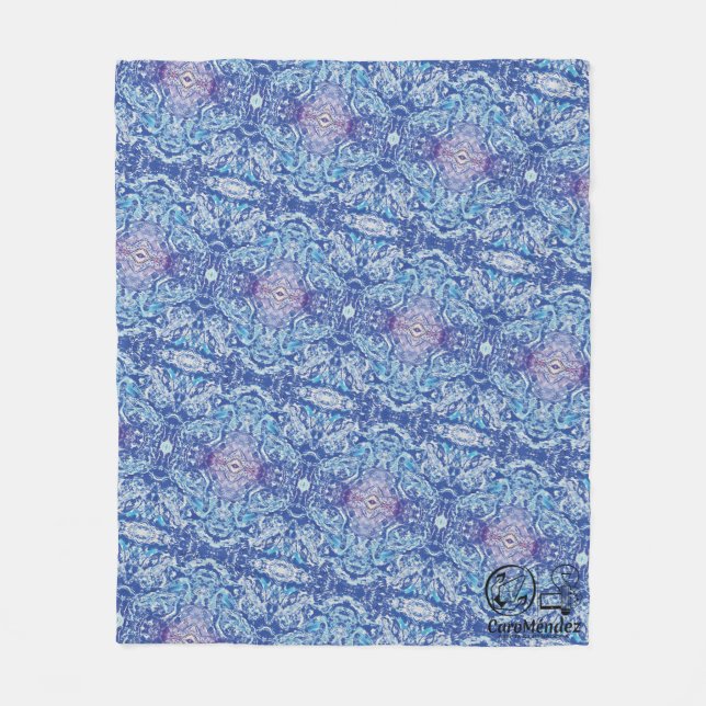 Manta Polar Textura #35 de obra Horizonte (Anverso)