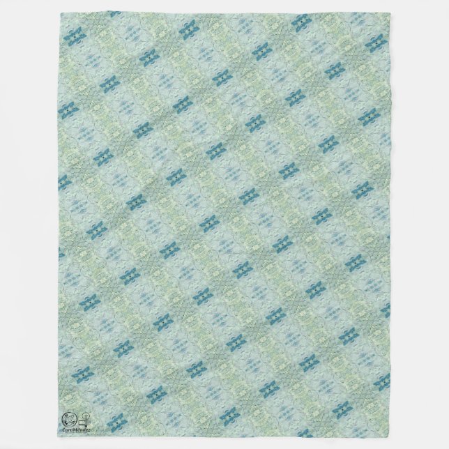 Manta Polar Textura #36 de obra Amanecer (Anverso)