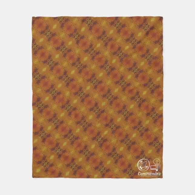 Manta Polar Textura #38 de la obra Nuit (Anverso)