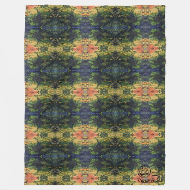 Manta Polar Textura #3 de la obra Maritimo (Anverso)