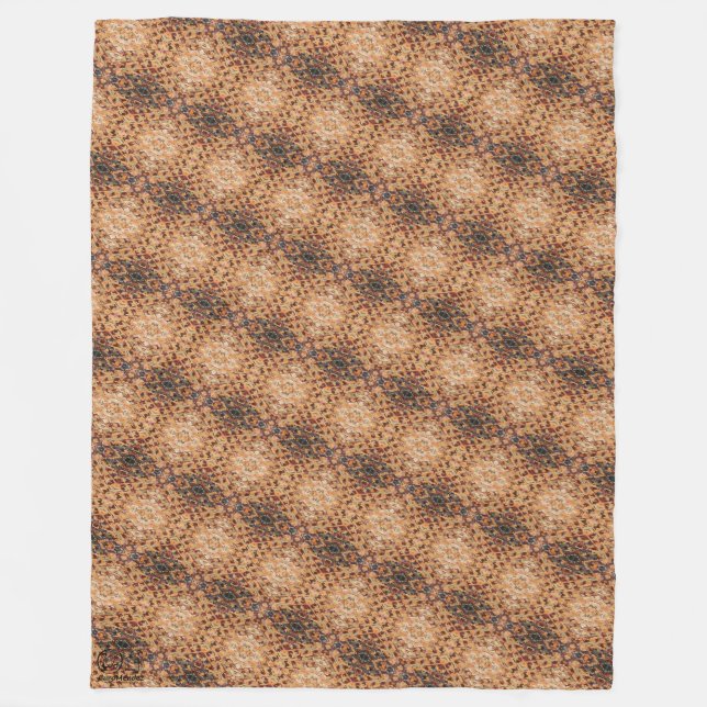 Manta Polar Textura #3 de la obra Piña. SERIE (Anverso)