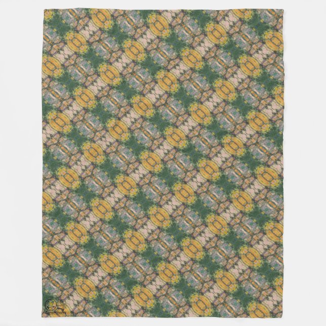 Manta Polar Textura #3 de obra La roca (Anverso)