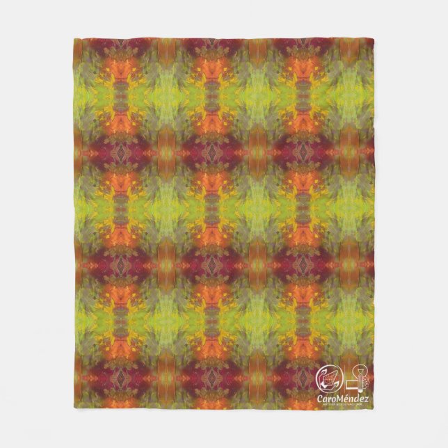 Manta Polar Textura #42 de la obra Nuit (Anverso)