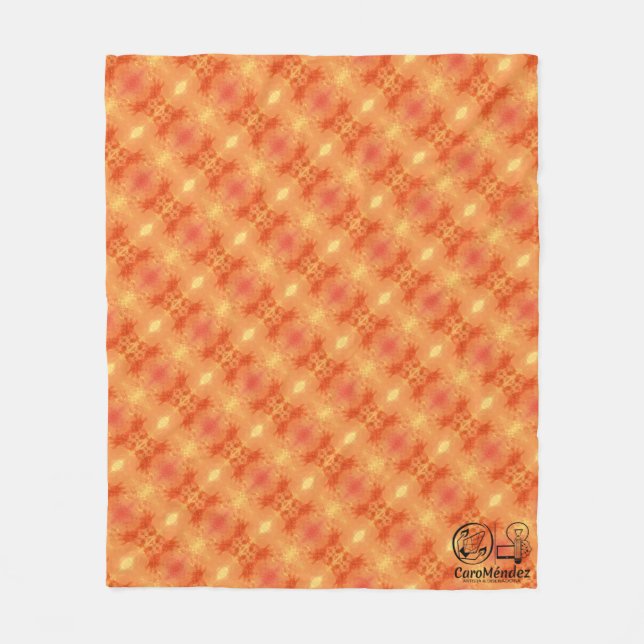 Manta Polar Textura #43 de la obra Nuit (Anverso)