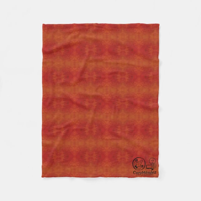 Manta Polar Textura #44 de la obra Nuit (Anverso)