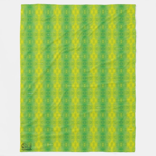 Manta Polar Textura #45 de la obra Nuit (Anverso)