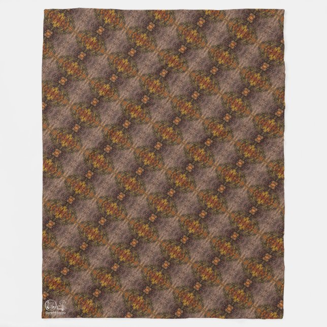 Manta Polar  Textura #45 de obra Amanecer (Anverso)