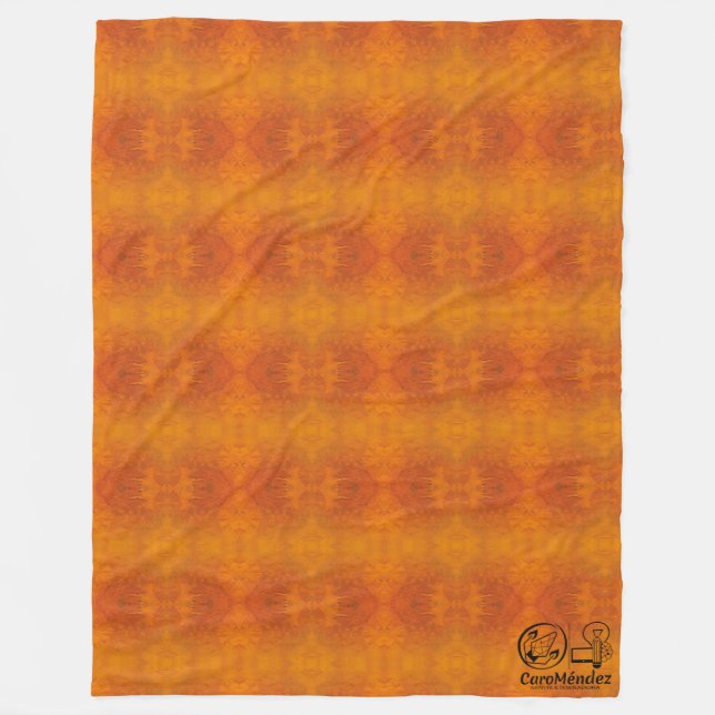 Manta Polar Textura #47 de la obra Nuit (Anverso)