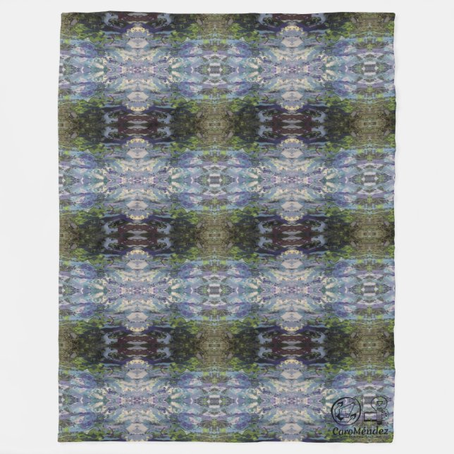 Manta Polar Textura #4 de la obra Maritimo (Anverso)