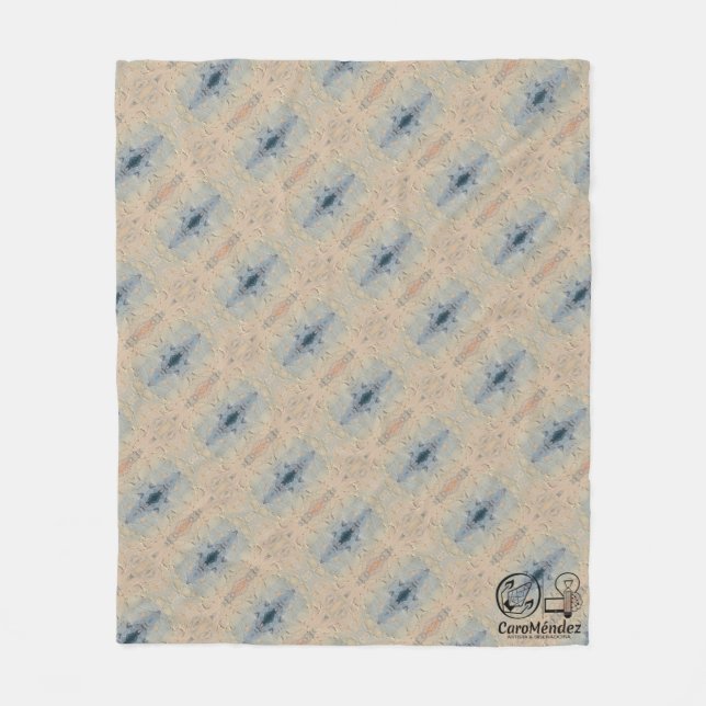 Manta Polar Textura #4 de la obra Viendo a travez de los ojos (Anverso)