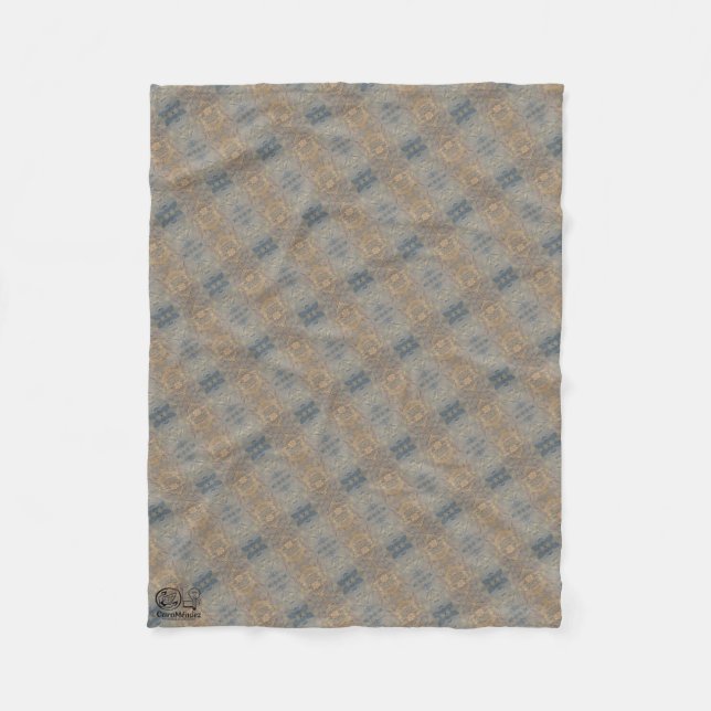 Manta Polar Textura #4 de obra Amanecer (Anverso)