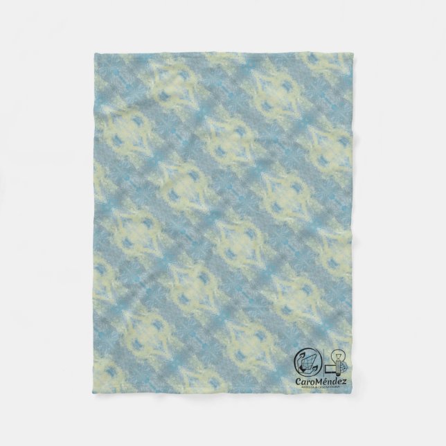 Manta Polar Textura #4 de obra La roca (Anverso)