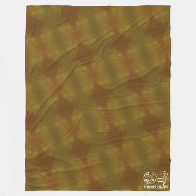 Manta Polar Textura #51 de la obra Nuit (Anverso)