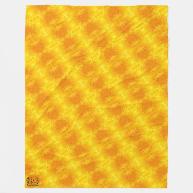 Manta Polar Textura #52 de la obra Nuit (Anverso)