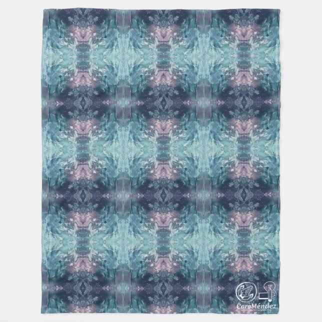 Manta Polar Textura #54 de la obra Nuit (Anverso)