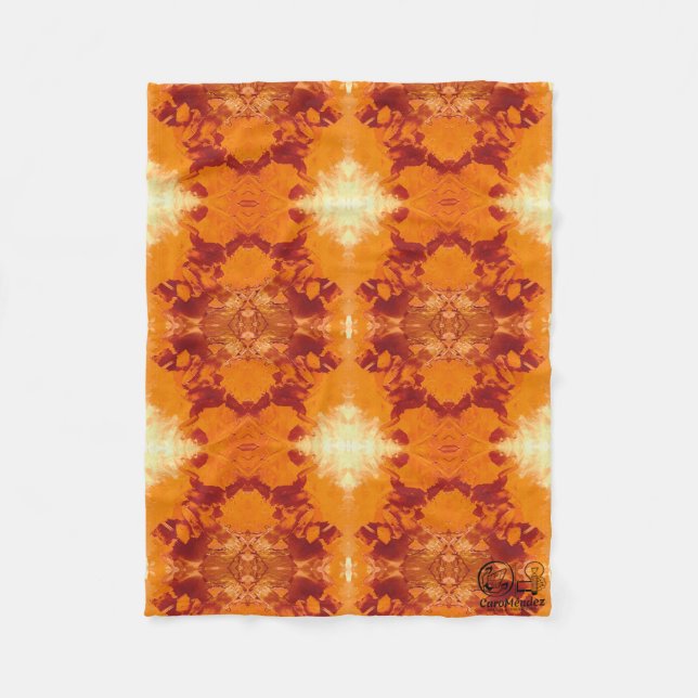 Manta Polar Textura #56 de la obra Nuit (Anverso)